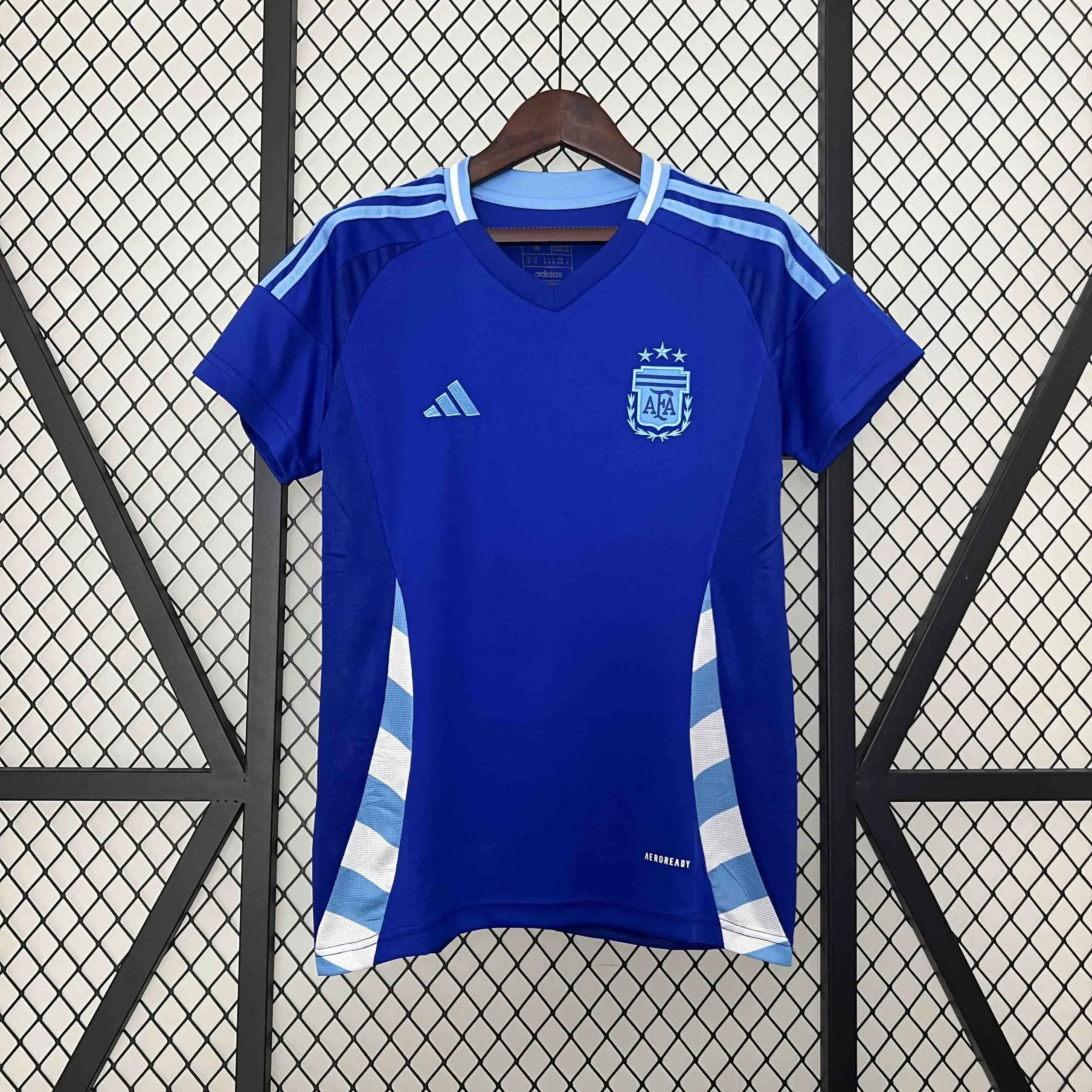 Argentina Soccer Jersey Away Women's Custom Shirt 2024