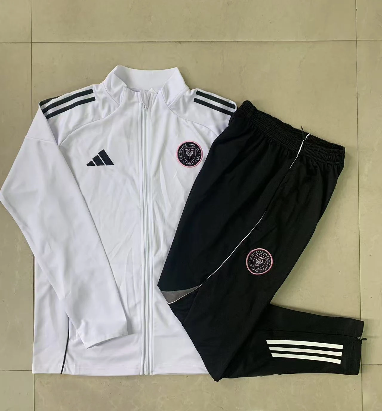 Kids Inter Miami Training Kit (Jacket+Pants) White 2025 - Image 2