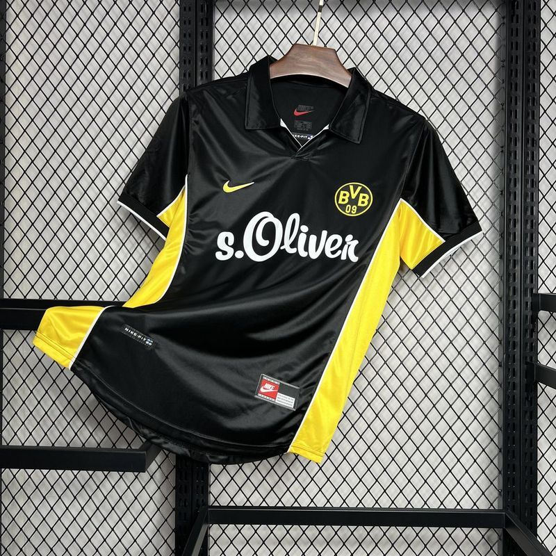 Borussia Dortmund Retro Jersey Away Soccer Shirt 1998-2000 - Image 3