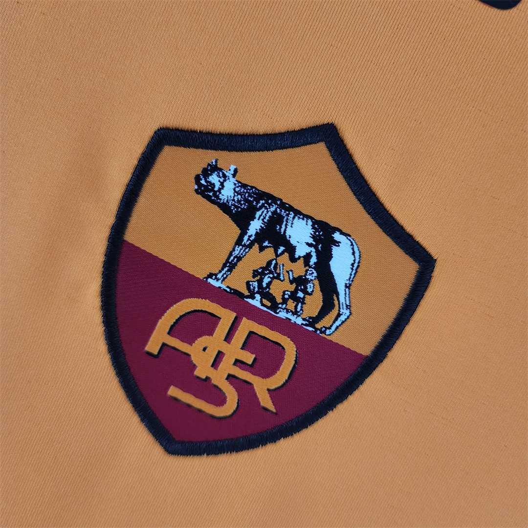Roma Retro Soccer Jersey Home Custom Shirt 2005/06 - Image 3