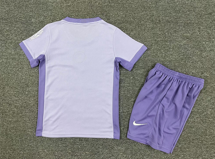 Brighton & Hove Albion Football Jersey Away Kids Kit Jersey+Shorts 2025/26 - Image 2