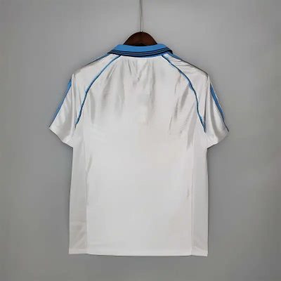 Alternative view of Marseille Retro Soccer Jersey Home Custom Shirt 1998-99