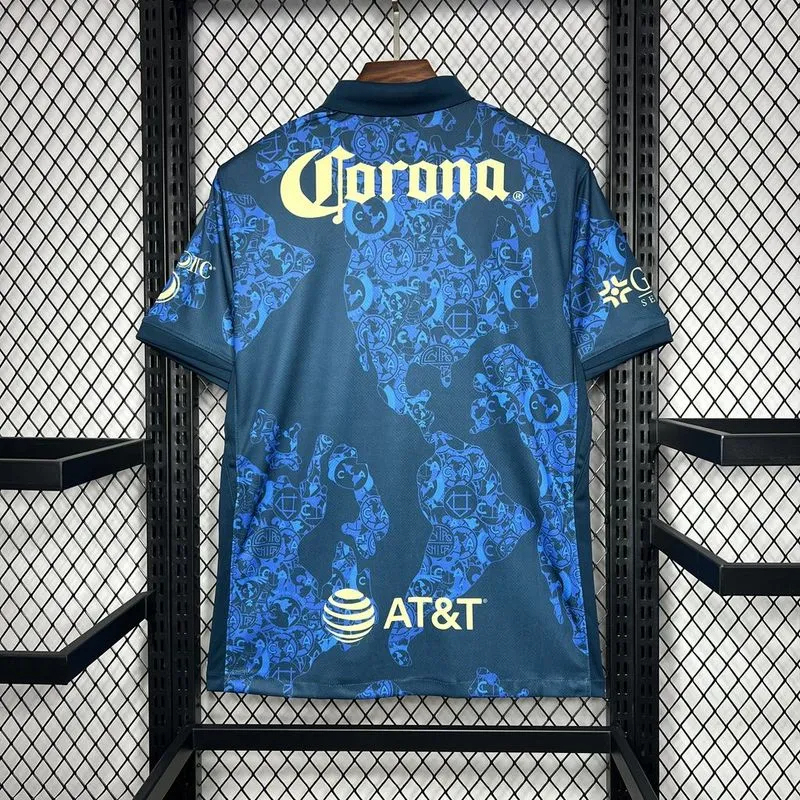 Club America Soccer Jersey Away Custom Shirt 2024/25 - Image 2