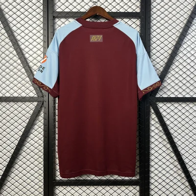Alternative view of Aston Villa Football Jersey Home Custom Shirt 2025/26