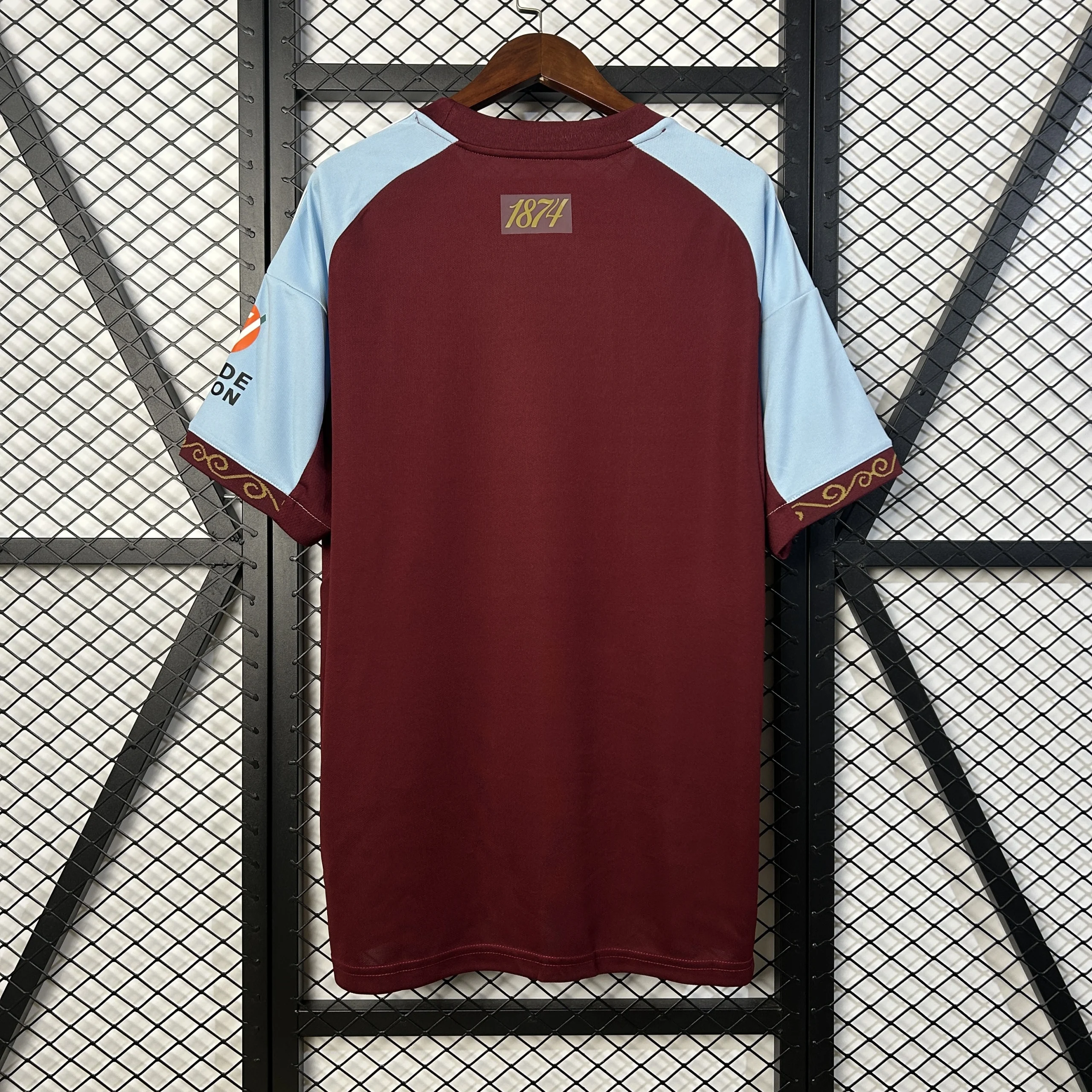 Aston Villa Football Jersey Home Custom Shirt 2025/26 - Image 2