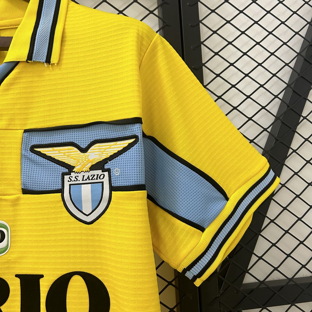 Lazio Retro Soccer Jersey Away Custom Shirt 1998-00 - Image 3