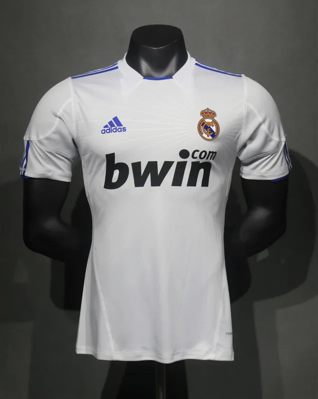 Real Madrid Retro Jersey Home Soccer Shirt 2010/11