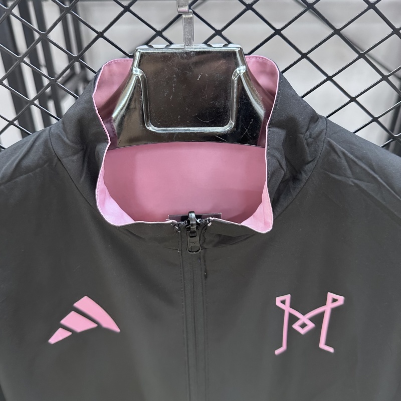 Inter Miami Windbreaker Jacket Black 2025 - Image 3
