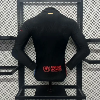Alternative view of Barcelona Away Long Sleeve Soccer Jersey 2024/25