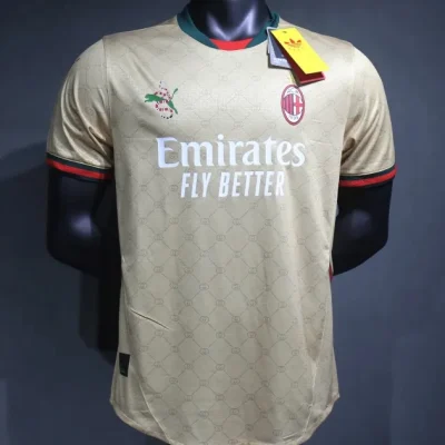 AC Milan Soccer Jersey Gucci Co-branded Shirt 2024/25