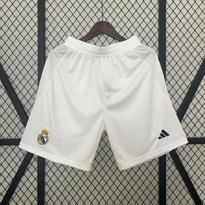 Real Madrid Soccer Shorts Custom Home 2024/25