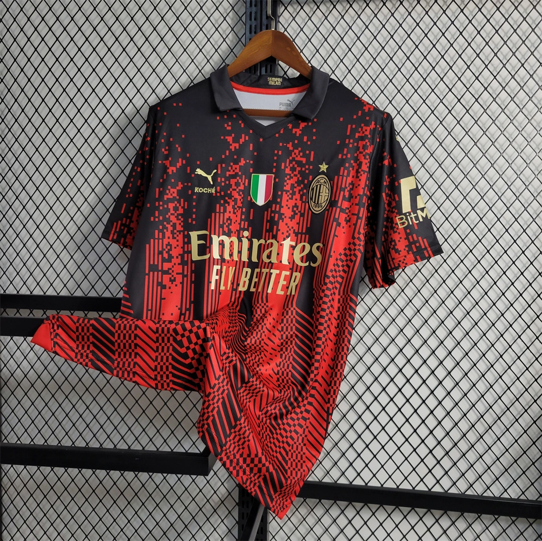AC Milan Retro Soccer Jersey Fourth Away Custom Shirt 2022/23 - Image 2