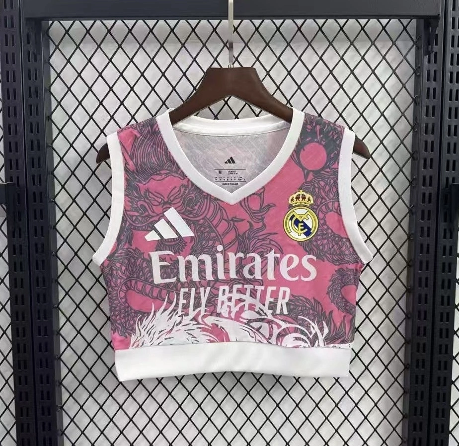 Real Madrid Special Edition Women's Vest Soccer Jersey 2025/26