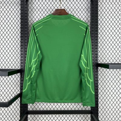 Alternative view of PSG Soccer Jersey Green Custom Long Sleeve Shirt 2025/26