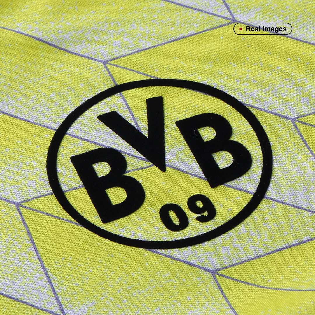 Borussia Dortmund Retro Jersey Home Soccer Shirt 1988-89 - Image 3