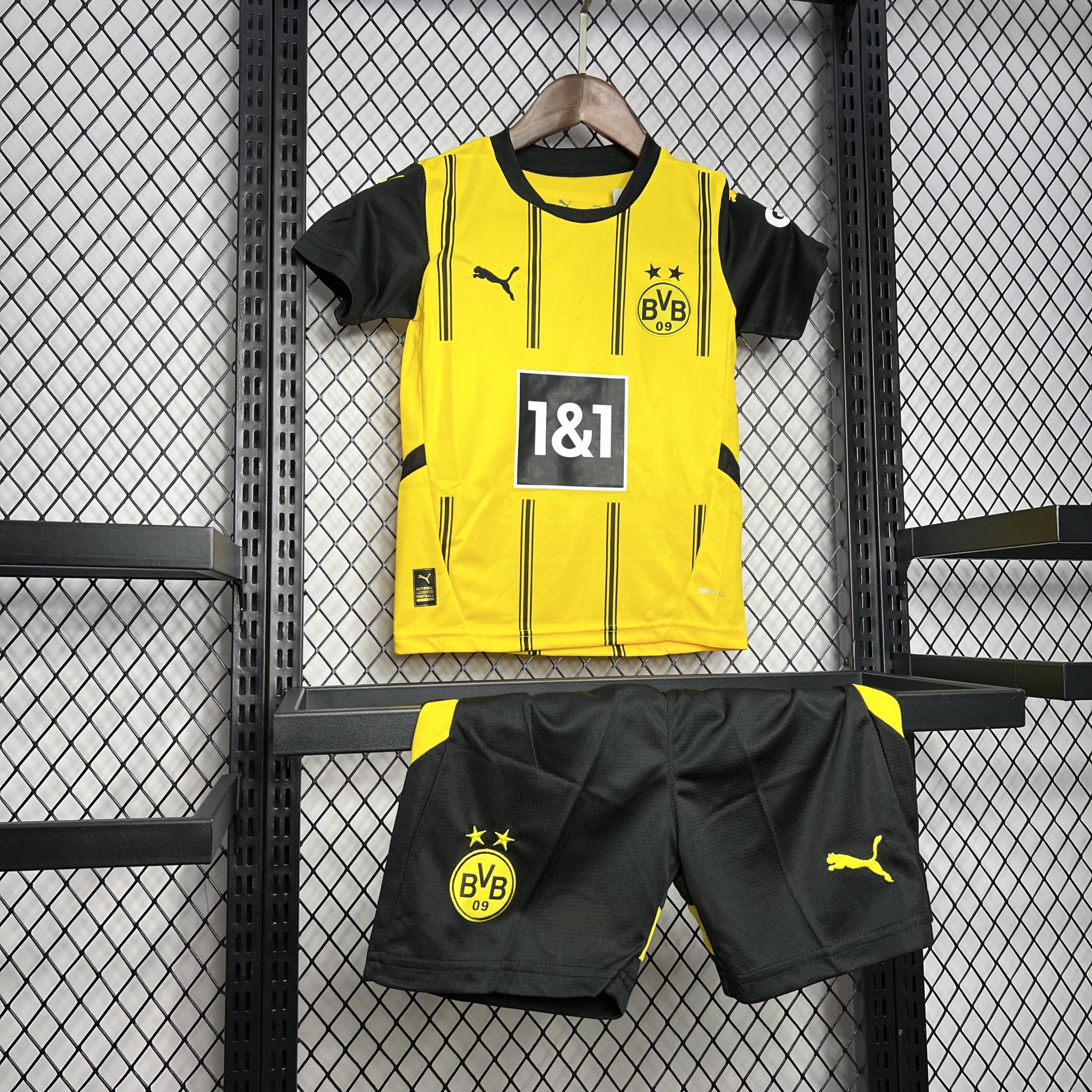 Borussia Dortmund Home Kids Kit Jersey+Shorts 2024/25 - Image 2