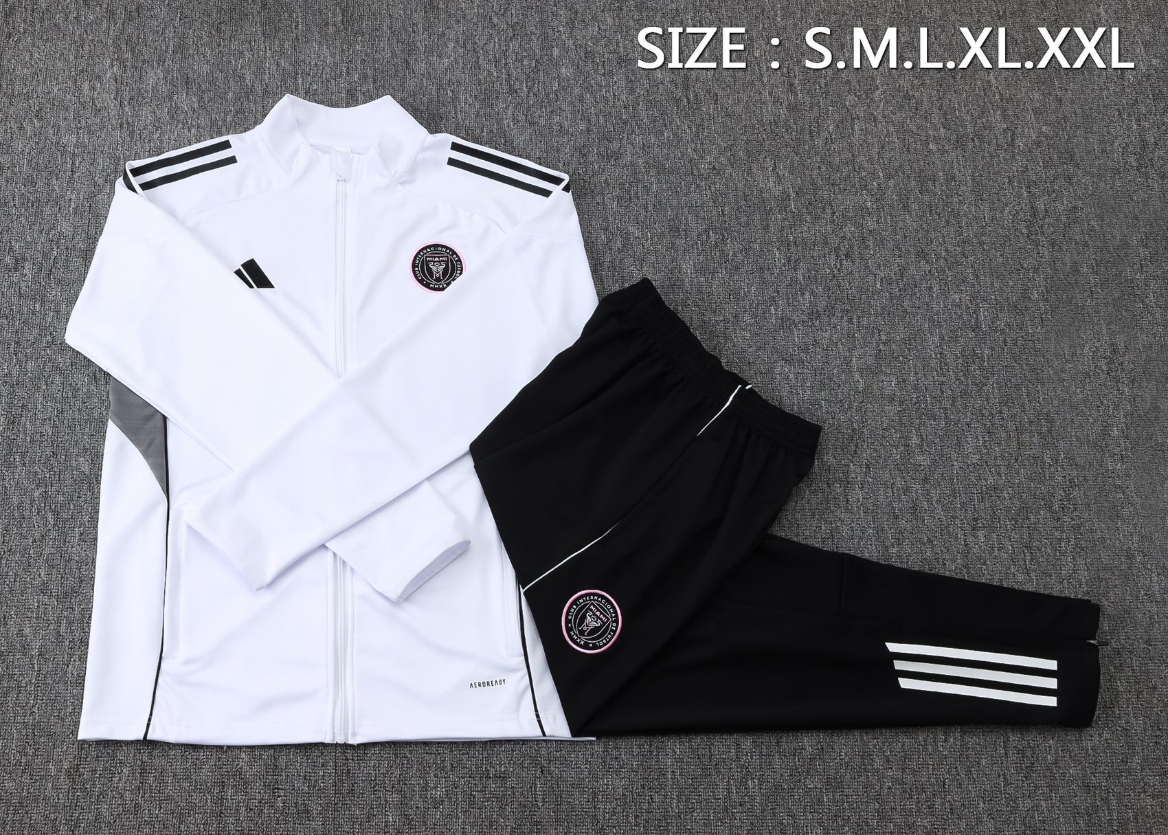 Inter Miami Training Kit (Jacket+Pants) White 2025 - Image 4
