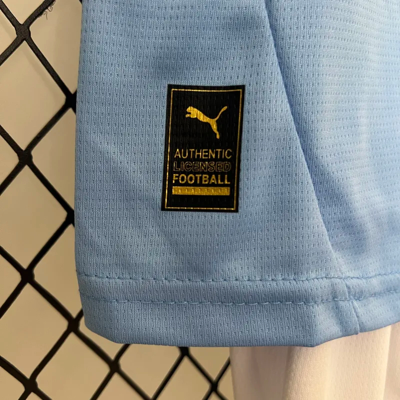 Manchester City Home Kids Kit Jersey+Shorts 2024/25 - Image 5