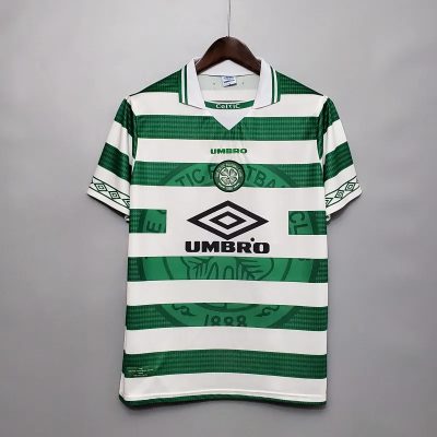 Celtic Retro Soccer Jersey Home Custom Shirt 1998/99