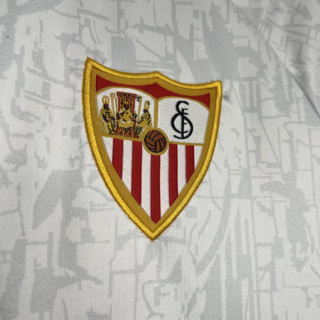 Sevilla FC Soccer Jersey Home Custom Shirt 2024/25 - Image 4