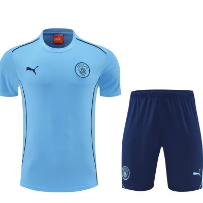 Manchester City Training Jersey Kit Blue 2025/26