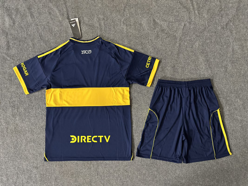 Boca Juniors Soccer Jersey Home Kids Kit Jersey+Shorts 2025/26 - Image 2