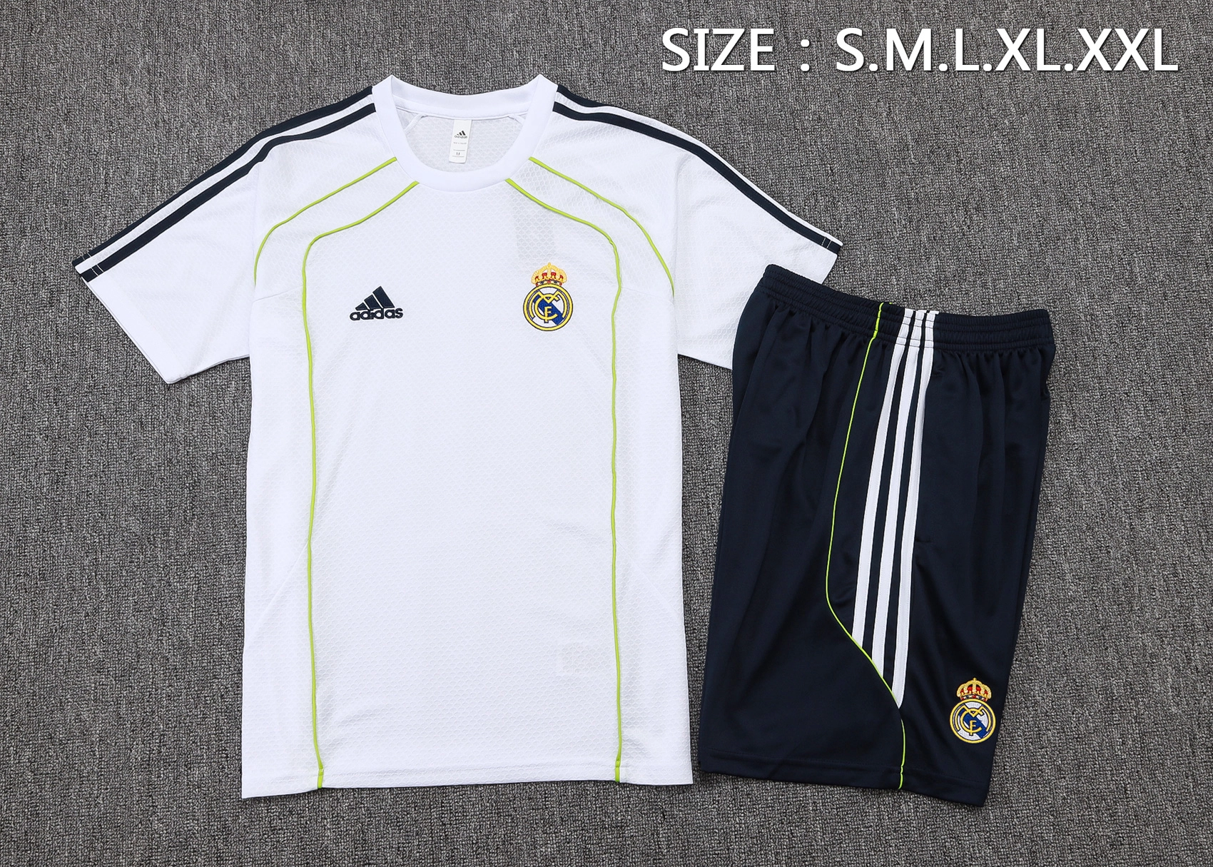 Real Madrid UBP Training Jersey Kit White 2025/26 - Image 2