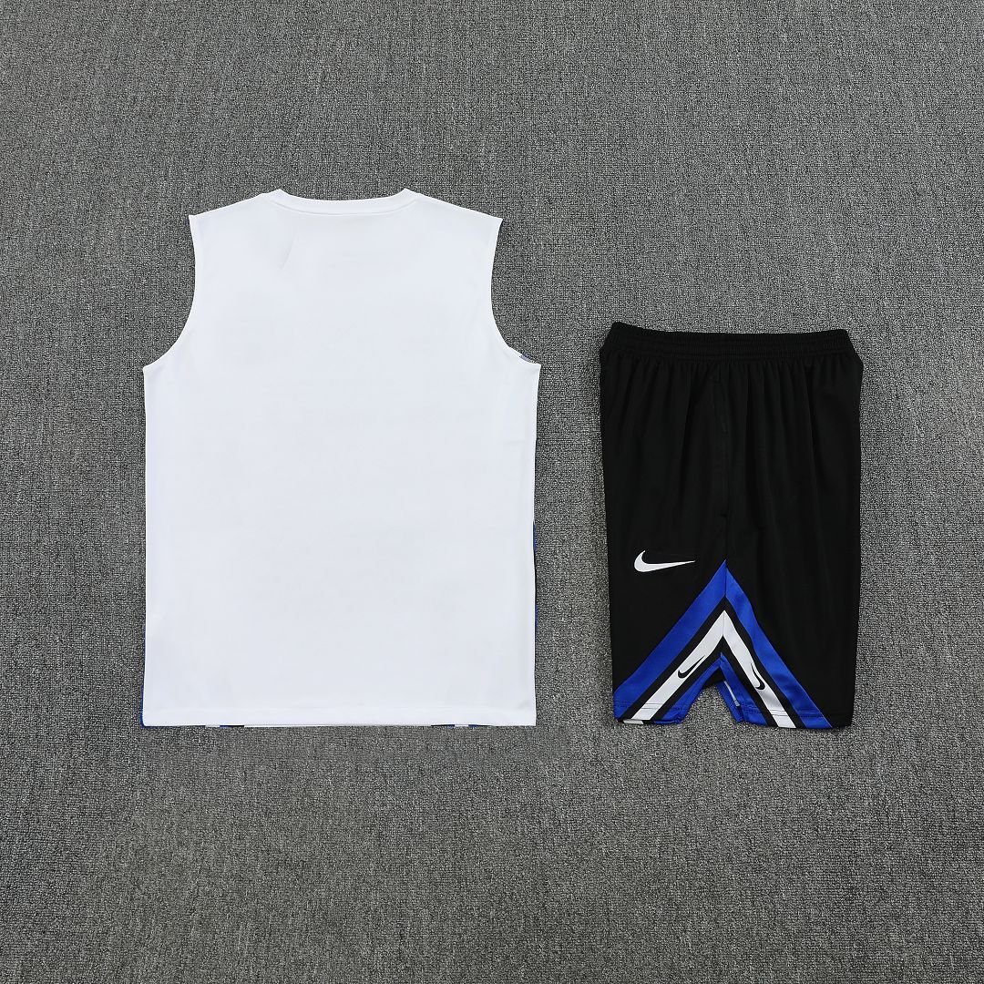 Inter Milan Retro Sleeveless Training Kit White 2025/26 - Image 4