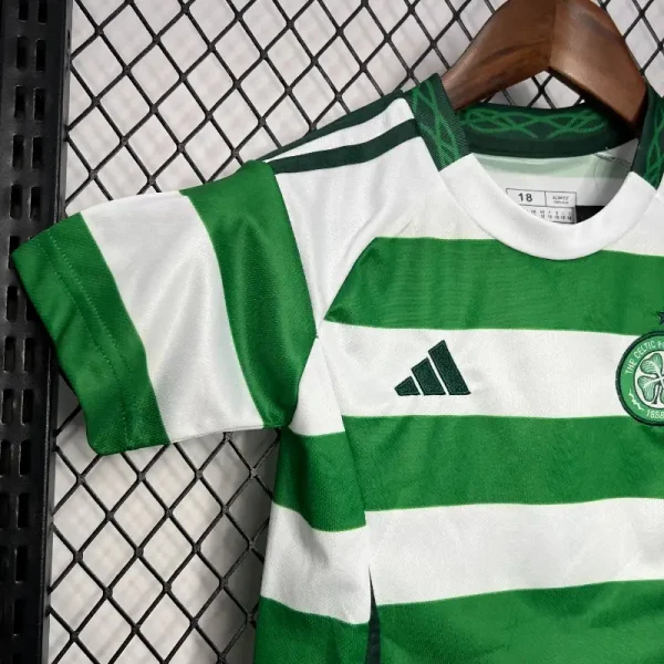 Celtic Soccer Jersey Home Kids Kit Jersey+Shorts 2024/25 - Image 5