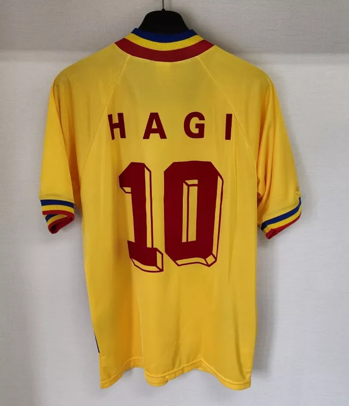 Romania Soccer Jersey Home Retro Jersey 1994 - Image 4