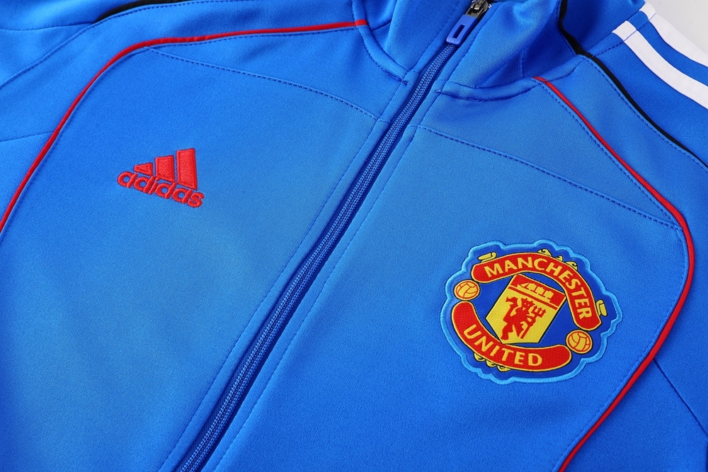 Manchester United Training Kit (Jacket+Pants) Blue 2025/26 - Image 3