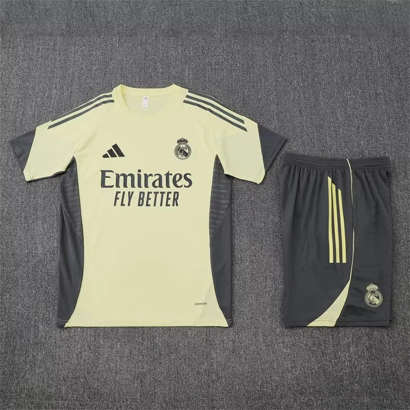 Real Madrid Training Jersey Kit Yellow 2025/26 - Image 3