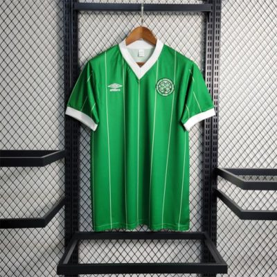 Celtic Retro Soccer Jersey Home Custom Shirt 1984/86