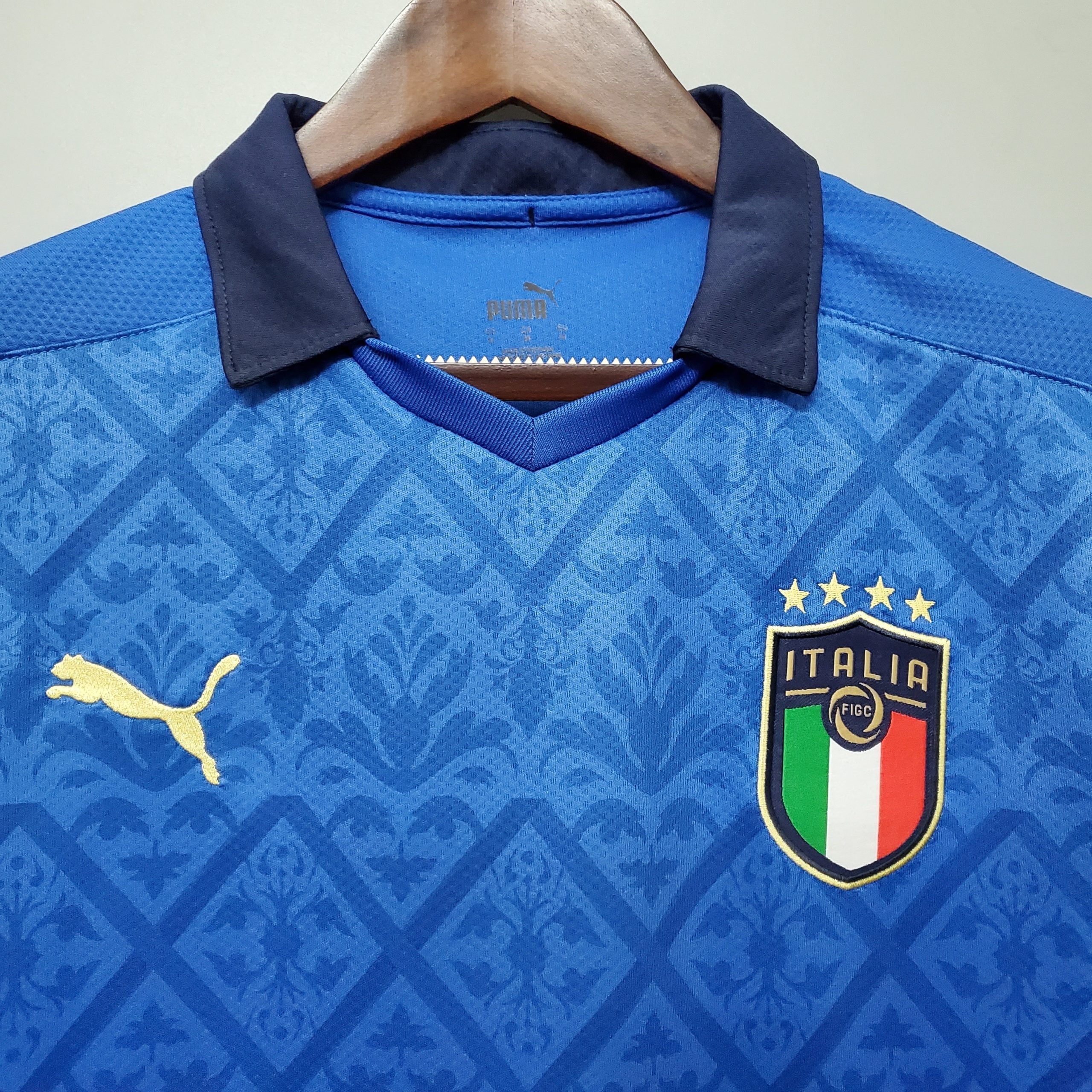 Italy Retro Soccer Jersey Home Custom Shirt Euro Cup 2020 - Image 3