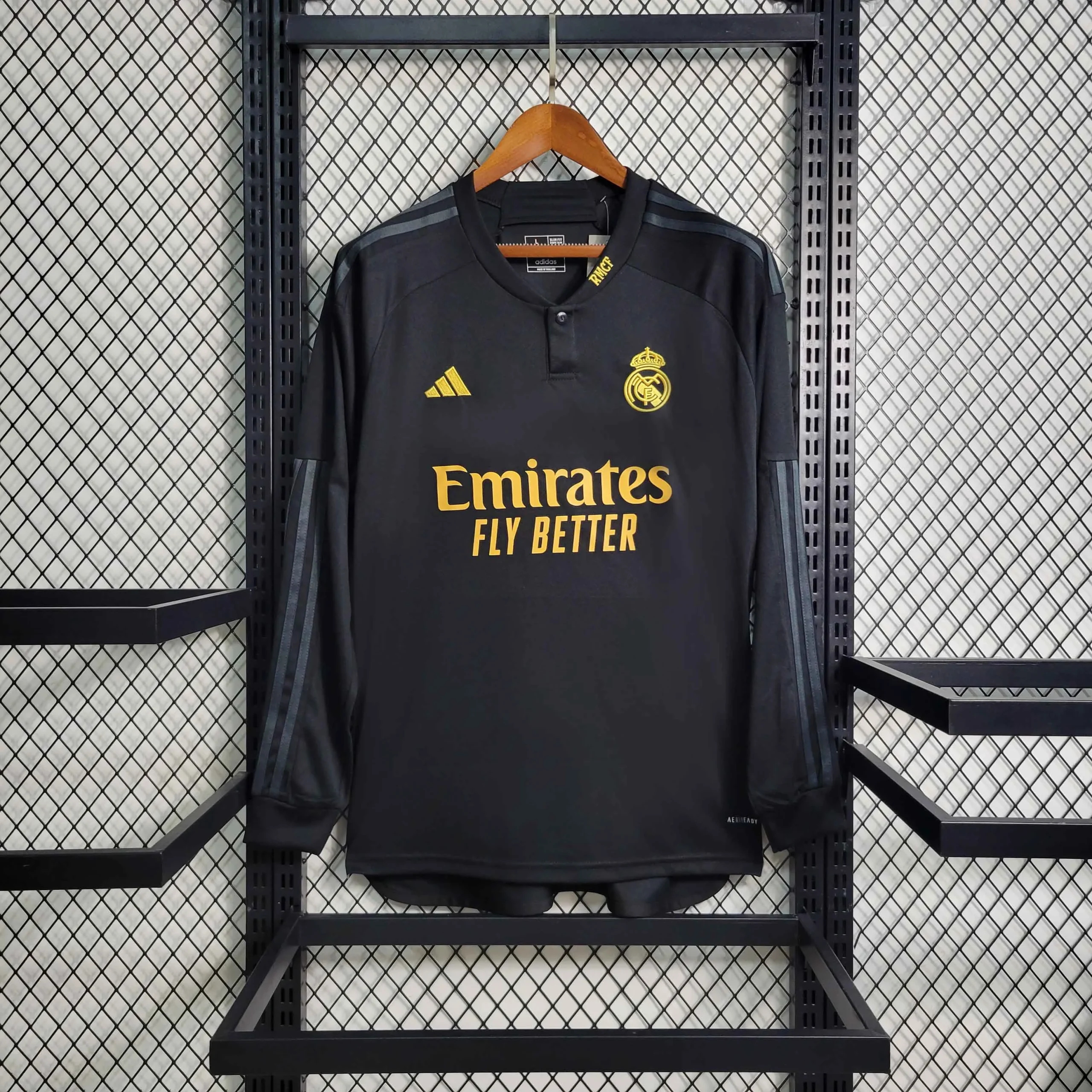 Real Madrid Soccer Jersey Third Away Long Sleeve Custom Shirt 2023/24