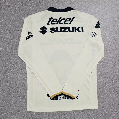 Alternative view of Pumas UNAM Soccer Jersey Home Long Sleeve Custom Shirt 2025-26