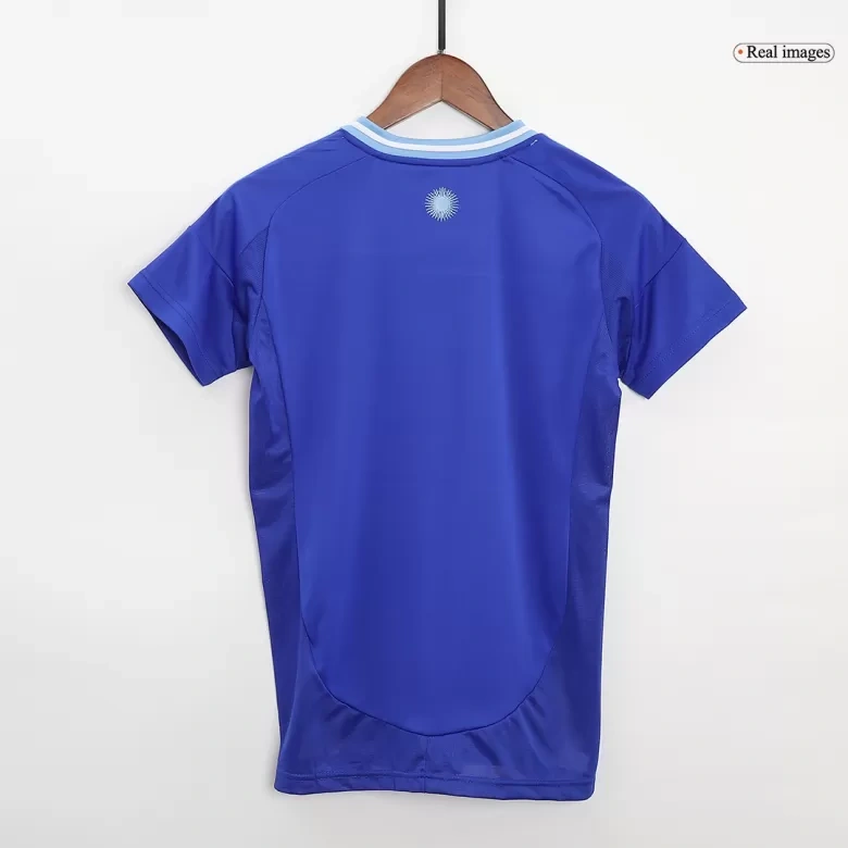 Argentina Soccer Jersey Away Women's Custom Shirt 2024 - Image 2