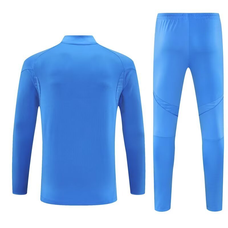 Kids Real Madrid Training Kit (Sweatshirt+Pants) Blue 2025/26 - Image 2