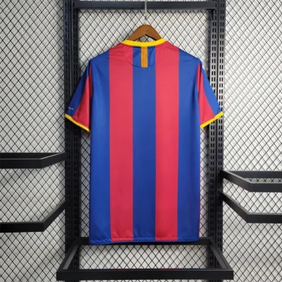 Alternative view of Barcelona Retro Jersey Home Soccer Shirt 2010-11