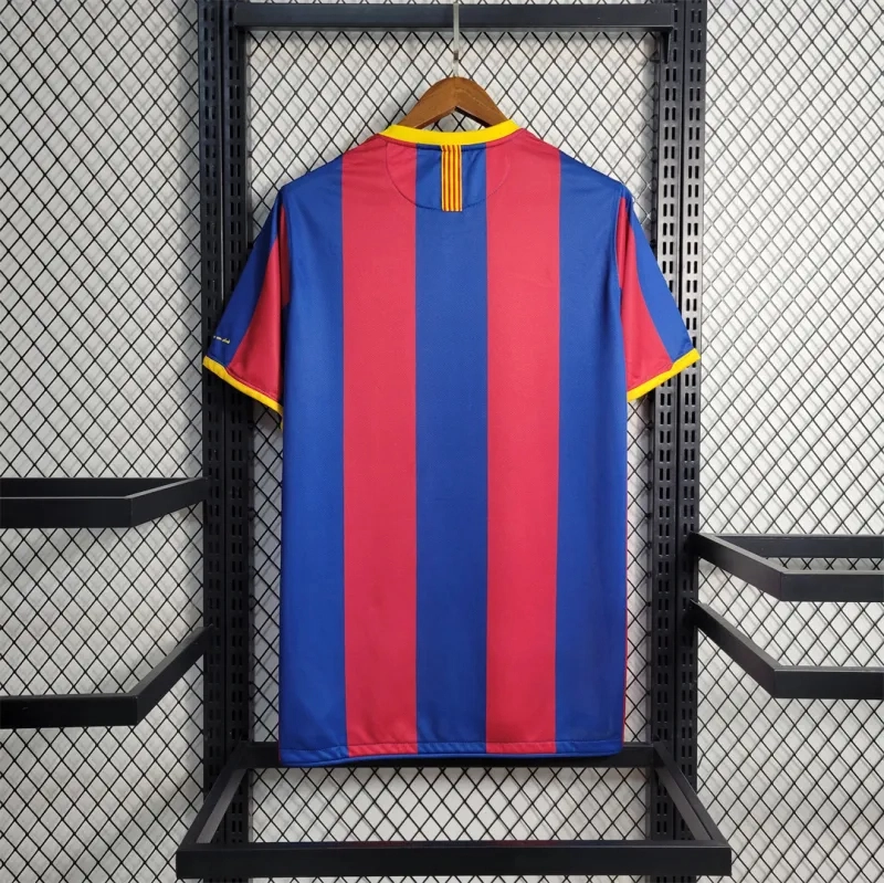 Barcelona Retro Jersey Home Soccer Shirt 2010-11 - Image 2