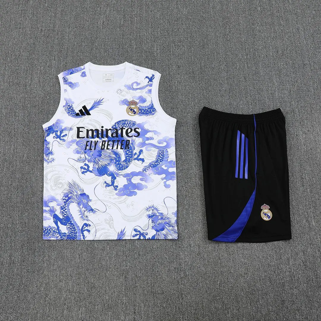 Real Madrid Sleeveless Training Kit 2025/26 - Image 2