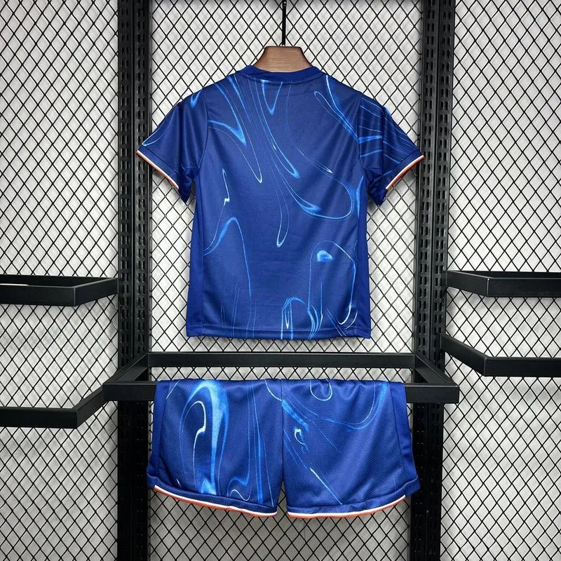 Chelsea Football Jersey Home Kids Kit Jersey+Shorts 2024/25 - Image 2