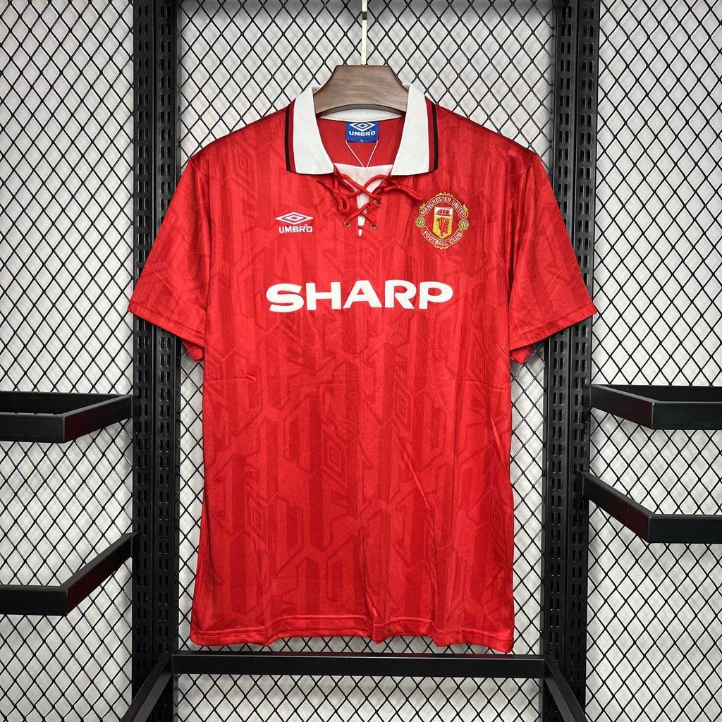Manchester United Retro Home Football Jersey Shirt 1992/94