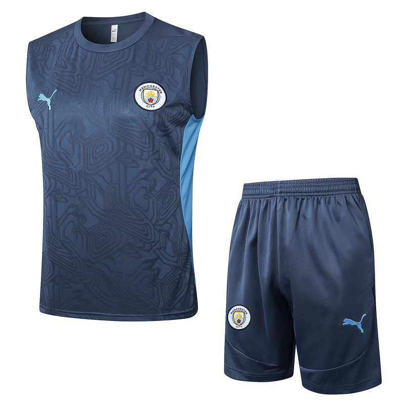 Manchester City Sleeveless Training Jersey Kit 2025/26