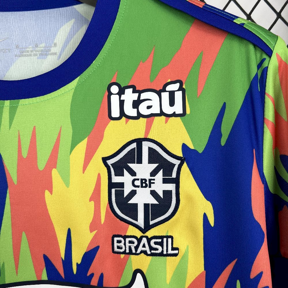 Brazil Soccer Jersey Colorful Training Custom Shirt 2025 - Image 5