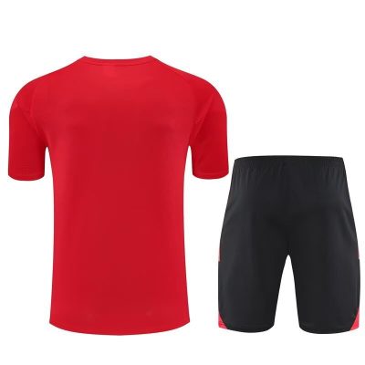 Alternative view of Manchester United Training Jersey Kit Red 2025/26