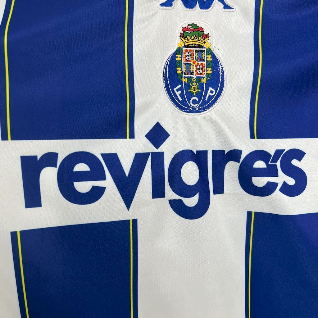 FC Porto Retro Soccer Jersey Home Custom Shirt 1999/00 - Image 3