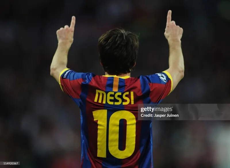 Barcelona Retro Jersey Home Soccer Shirt 2010-11 - Image 4