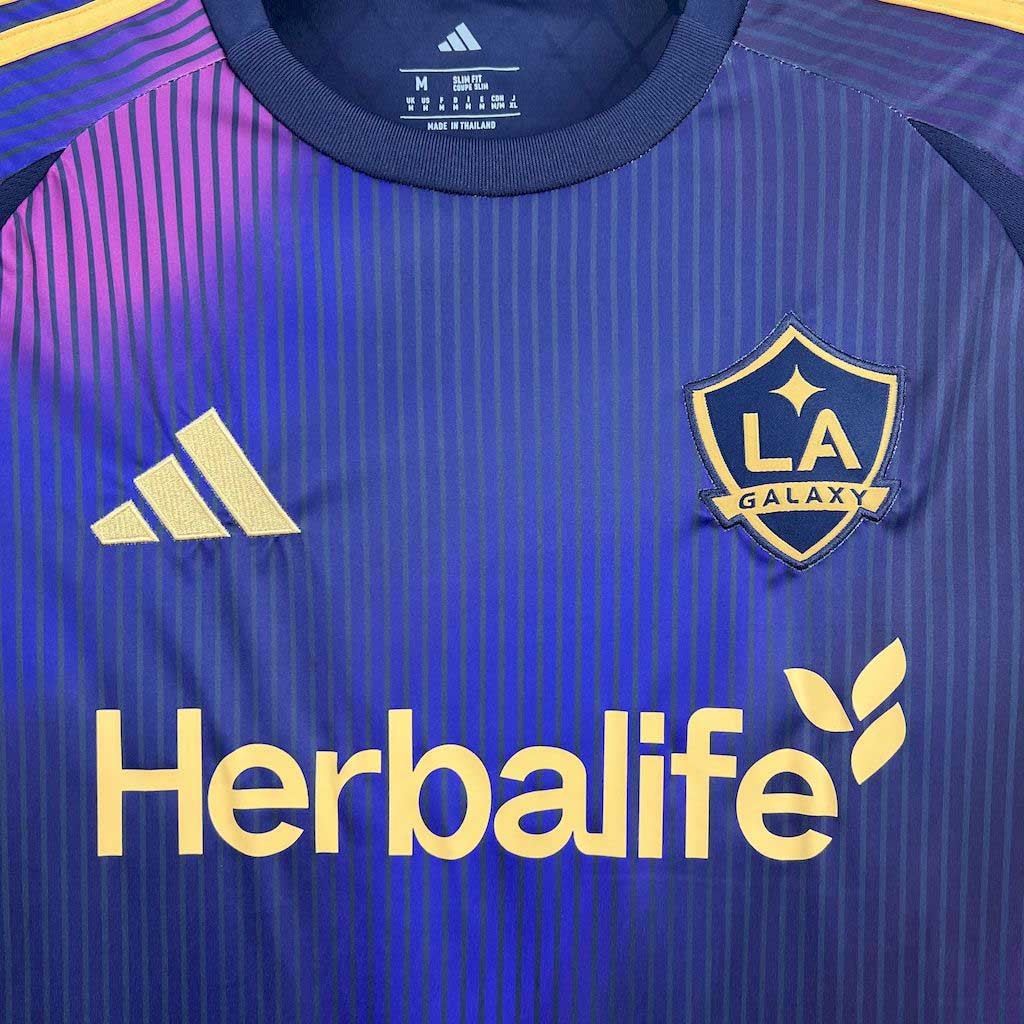 LA Galaxy Soccer Jersey Away Custom Shirt 2025 - Image 5