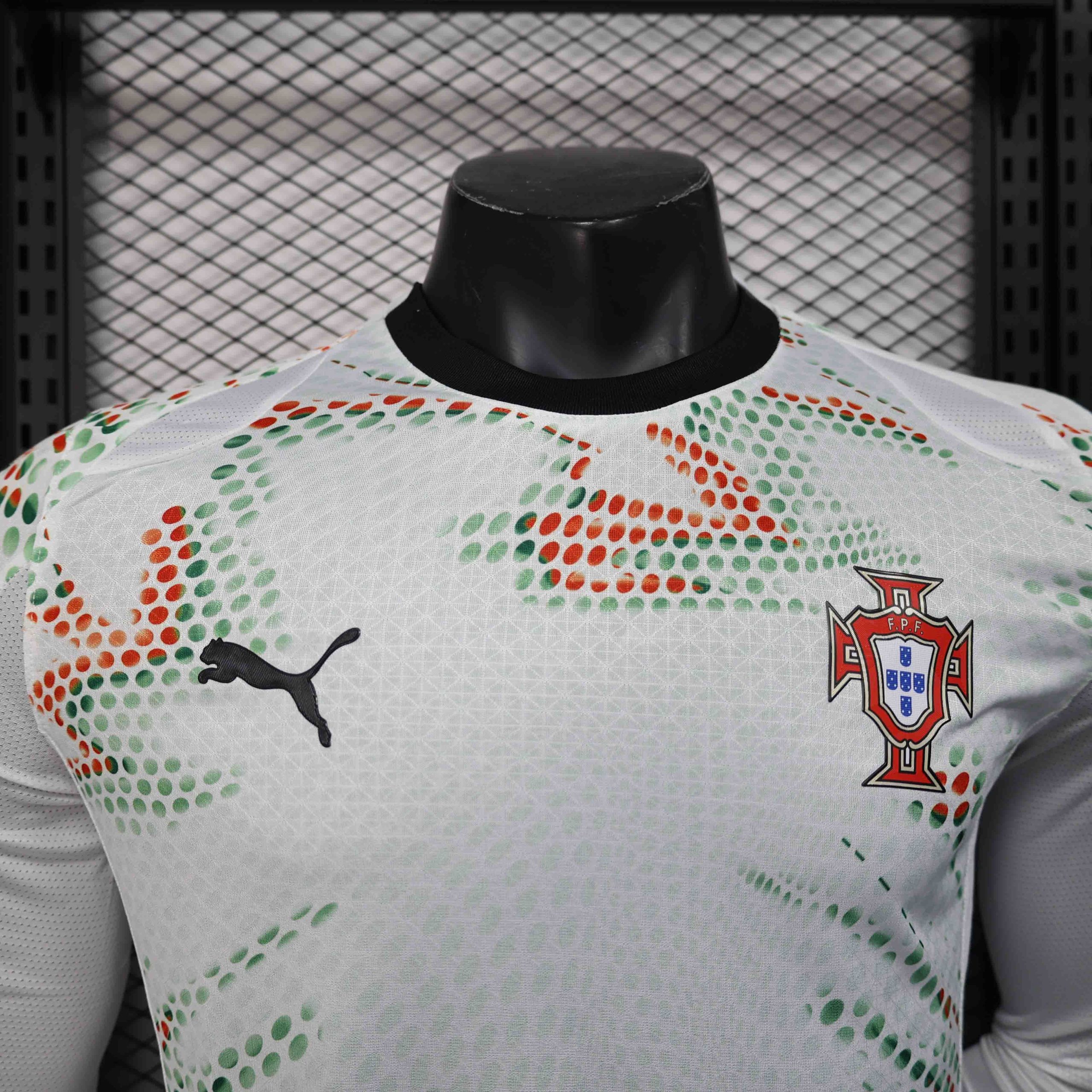 Portugal Soccer Jersey Away Long Sleeve Shirt 2025 - Image 3